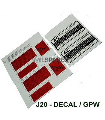 Eng decal set,purolator